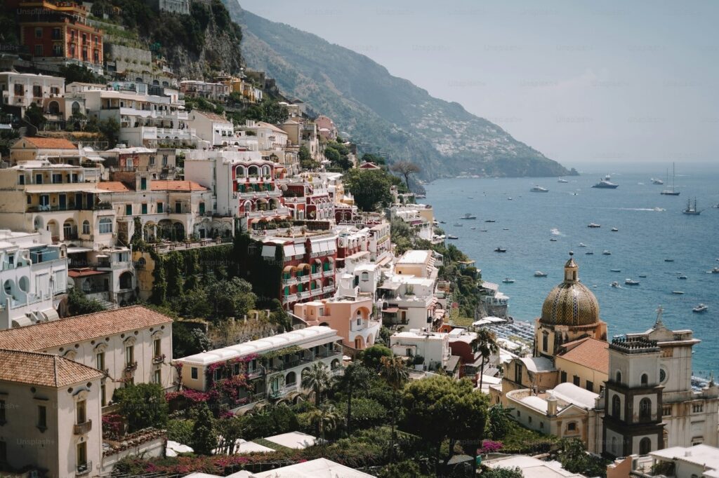 Positano Old Town in Italy