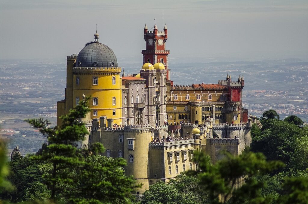 Sintra Old Town in Portugal