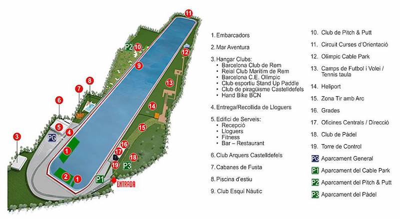 Canal Olímpic-karta