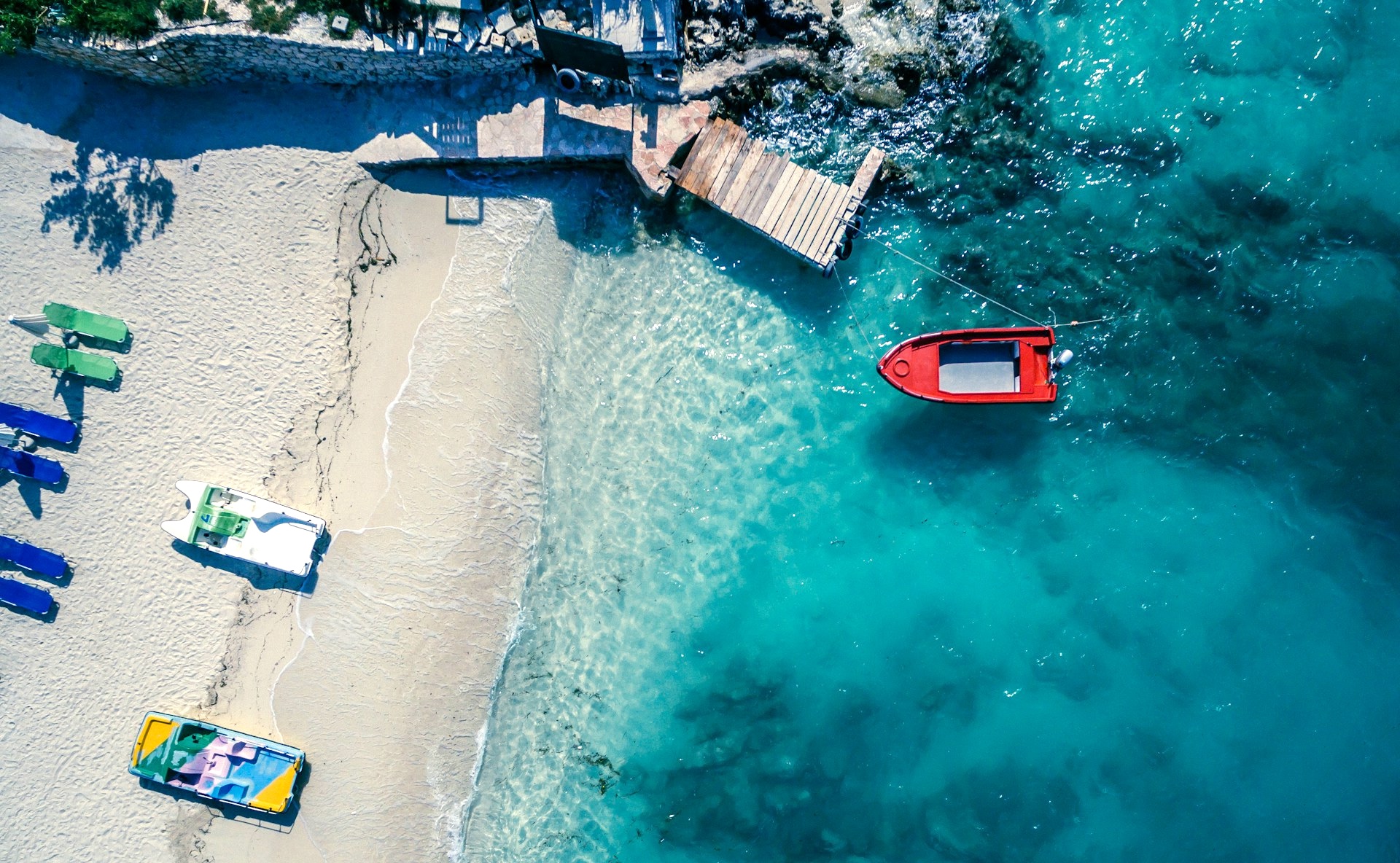 Bilde fra Ksamil i Albania